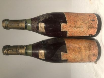null Lot de 2 bouteilles de "DOMAINE DES PIERRES BLANCHES" MORICE JOLIETTE "Cuvée...