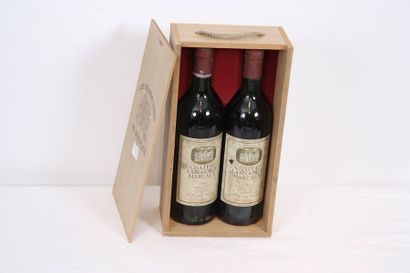 null Lot de 2 btes Chateau LABEGORCE Margaux 1982