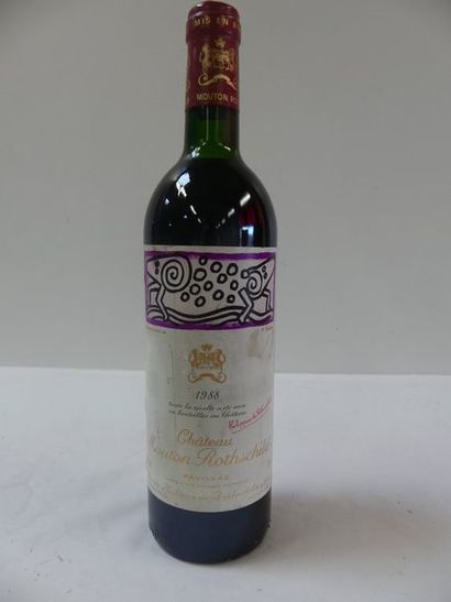 null 1 Château Mouton Rothschild Grand Cru Classé 1988