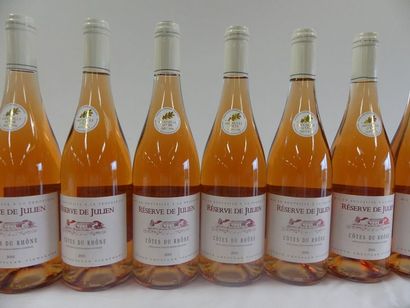 null 12 Côtes du Rhône Rosé La Réserve de Julien Caves de Laudun Médaille d'Or 2...
