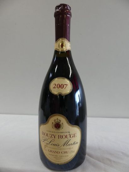 null 1 Bouzy Rouge Grand Cru, P. Louis Martin, Propriétaire Viticulteur, Côteaux...