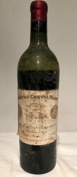null 1 bouteille de "Château CHEVAL BLANC" 1950

Niveau vidange.