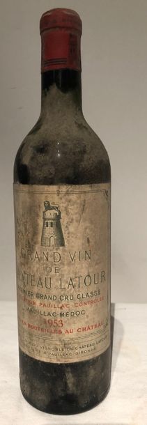 null 1 bouteille de "Chateau LATOUR" 1953

Niveau mi-épaule.