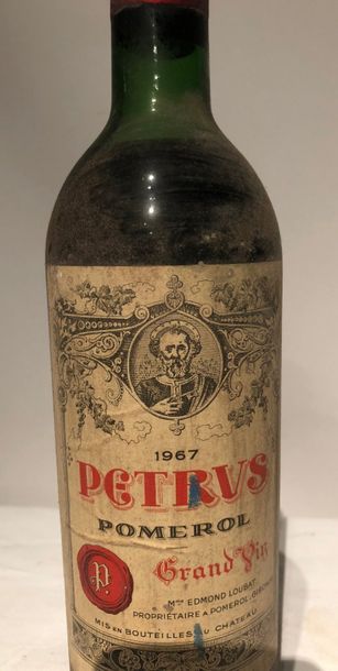 null 1 bouteille de "Chateau PETRUS" 1967

Niveau haute épaule.