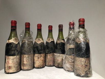 null Lot de 7 bouteilles de "GRIOTTE CHAMBERTIN" Joseph DROUIN BOURGOGNE ROUGE 1...