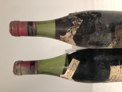 null Lot de 2 bouteilles de "VOSNE ROMANEE" Joseph DROUIN BOURGOGNE ROUGE 1961