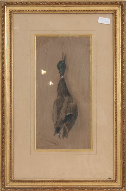 null DESSIN "COL VERT" DE FREMIET (1824-1910)

Pastel et crayon sur papier, encadré...