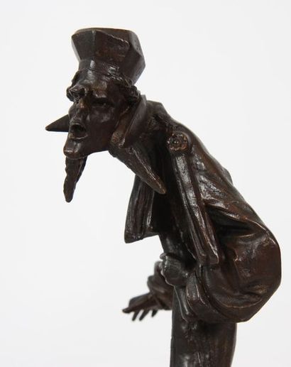 null BRONZE "L'AVOCAT" DE PAUL GAVARNI (1804-1866)

En bronze à patine marron, signé...
