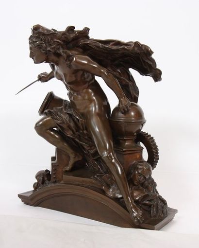 null RARE BRONZE "VALENCIENNE DEFENDANT LA PATRIE" DE CARPEAUX (1827-1875)

Bronze...