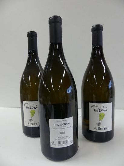 null 3 MAGNUMS Chardonnay Bourgogne Blanc André Goichot 2016