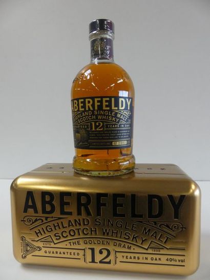 null 1 Superbe Coffret Highland Single Malt Scotch Whisky Aberfeldy Guaranted 12...