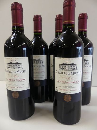 null 6 Lalande de Pomerol Château de Musset Cuvée Apollinaire Médaille de Bronze...