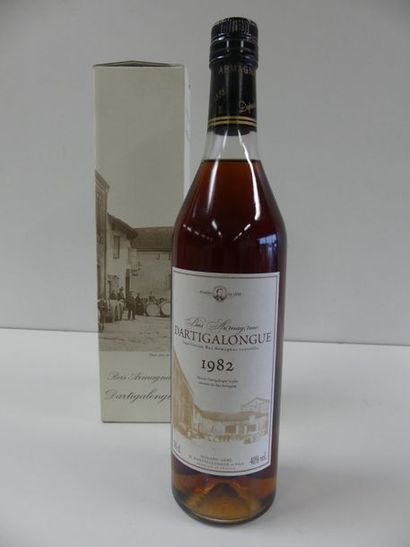 null 1 Coffret d'1 Bas Armagnac Dartigalongue 1982 70 cl 40 % vol.