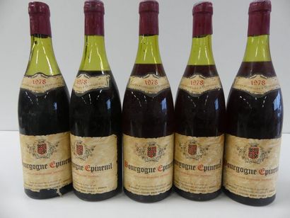null 5 Bourgogne Epineuil Luc Michaut 1978 (3 ME et 2 BE)