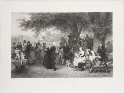 null GRAVURE "LA CINQUANTAINE"

Gravure noir et blanc

Epoque XIXème siècle

H :...