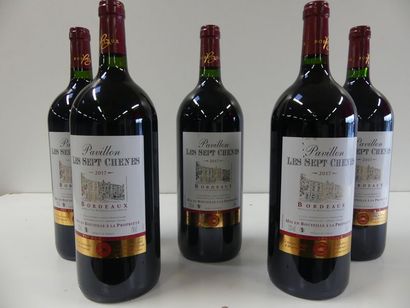 null 5 Magnums Le Pavillon Les Sept Chênes Bordeaux Mise de Propriété 2017