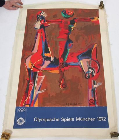 null AFFICHE "OLYMPISHE SPIELE MUNCHEN 1972" DE MARINO MARINI (1901-1980)

Affiche...