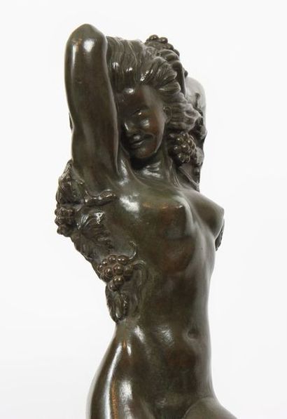 null BRONZE "FIGURE ALLEGORIQUE DES VENDANGES" DE MAXIME REAL DEL SARTE (1888-1954)

En...