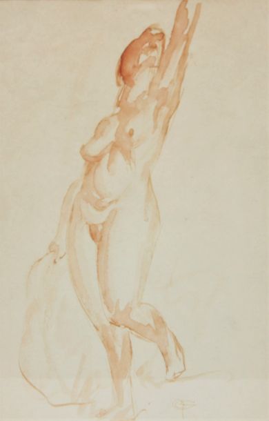 null AQUARELLE "NU FEMININ AU BRAS LEVE" DE H. GLINTENKAMP (1887-1946)

Aquarelle...