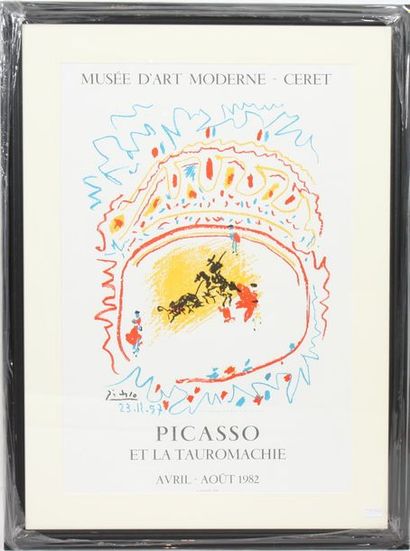 null AFFICHE D'EXPOSITION "PICASSO ET LA TAUROMACHIE MUSEE D'ART MODERNE-CERET 1982"

Affiche...