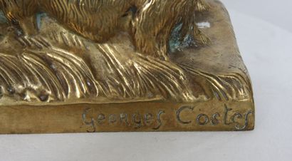 null BRONZE DORE ART DECO "BERGERES AUX BELIERS" DE GEORGES COSTES XXè

En bronze...
