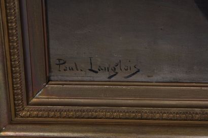 null TABLEAU "JATTE AU BOUQUET DE FLEURS DES CHAMPS" DE PAUL LANGLOIS (1856-1906)

Huile...