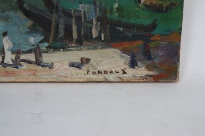 null TABLEAU "VENISE, LA SALUTE" DE PAUL HANNAUX (1897-1954)

Huile sur toile, signée...