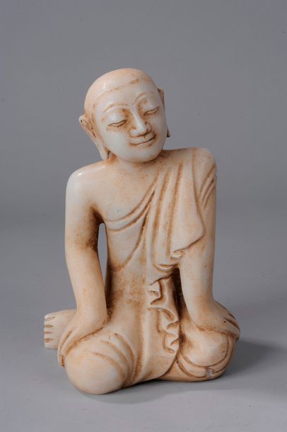 null Paire d’Adorants du Bouddha, le Donateur « Mahâtera Arahan et le Disciple Moggallana,...