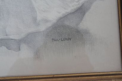 null FOND D'ATELIER PAUL LEROY (1860-1942) 12 PIECES 

Composé de crayon, aquarelle,...