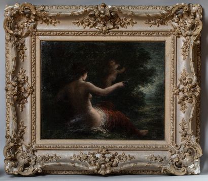 null TABLEAU "L'EVEIL DE L'AMOUR" DE HENRI FANTIN-LATOUR (1836-1904)

Huile sur toile,...