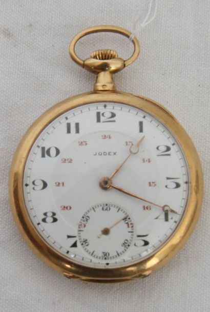 null MONTRE A GOUSSET EN OR

En or jaune.

Poids brut : 64 grs env.