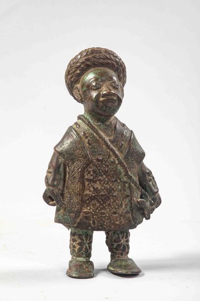 null Figurine. Bronze TIKAR CAMEROUN avant 1940 				

H : 23 cm