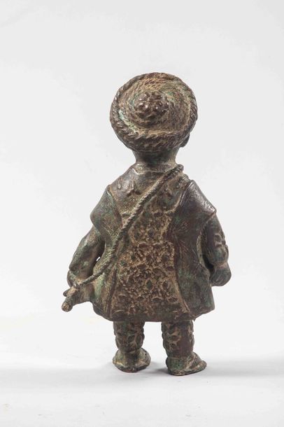null Figurine. Bronze TIKAR CAMEROUN avant 1940 				

H : 23 cm