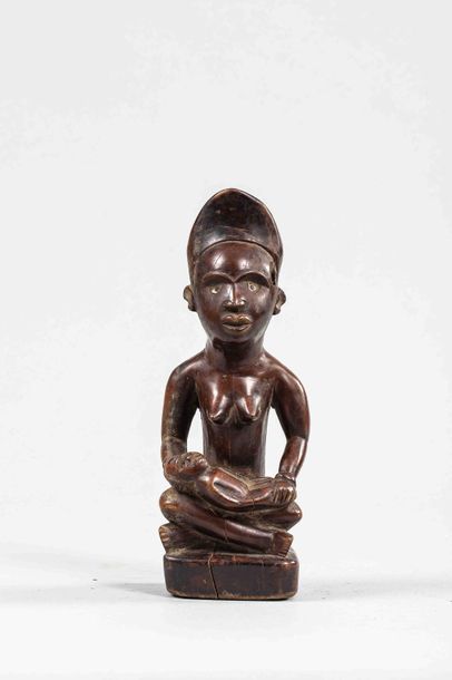 null Maternité. Bois. BAKONGO - ex Congo belge avant 1960 				

H : 24 cm