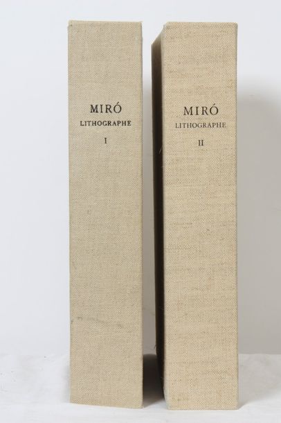 null 2 RECEUILS DE LITHOS "MIRO-LITHOGRAPHE" TOMES I & II

Tome I : Joan MIRO, Michel...
