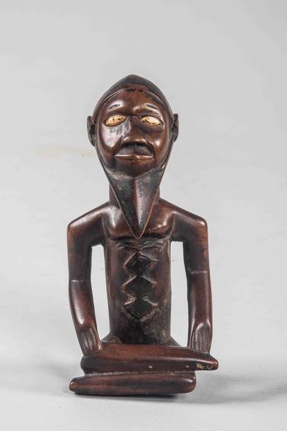 null Figurine Bois BENBE -ex CONGO BRAZZAVILLE 

H : 11cm