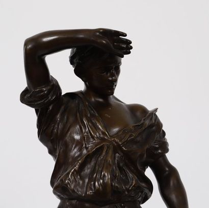 null BRONZE "LE BUCHERON AU REPOS" DE ADRIEN-ETIENNE GAUDEZ (1845-1902)

En bronze...