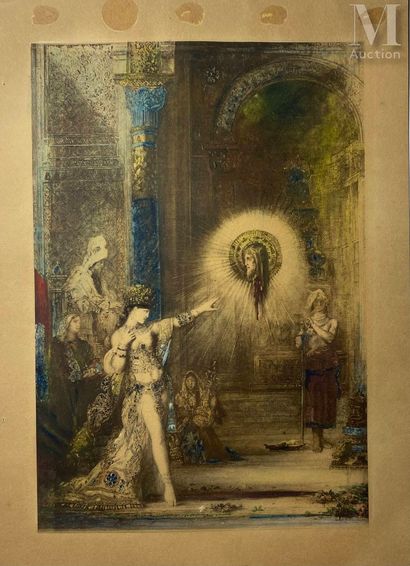 Gustave MOREAU (1826-1898), d'après L’apparition.

Chalcographie. 
40 x 29cm 
(Papier... Gazette Drouot