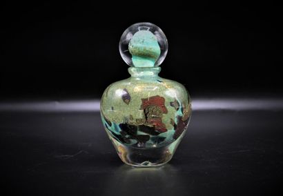 null Jean-Claude NOVARO (1943-2014). Perfume bottle with applicator cap in glass...