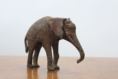 VIENNA. Elephant, bronze. XIXth century....