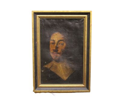 null École du XVIIIème siècle
Portrait de gentilhomme, huile sur toile. Dimensions...