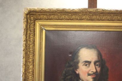 null Hyacinthe RIGAUD (1659-1743) (D'après)
Portrait de Corneille, huile sur toile....