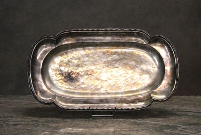 Jean DESPRES (1889-1980)
Silver plated tray...