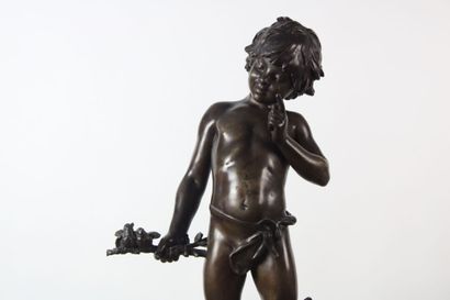 null Louis Auguste MOREAU (1855-1927) (after) 
Charming, regula with brown patina....