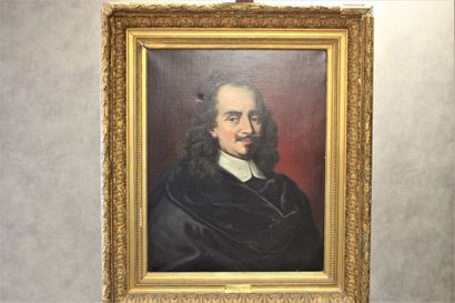 null Hyacinthe RIGAUD (1659-1743) (D'après)
Portrait de Corneille, huile sur toile....