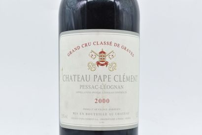 null 1 Magnum of CHATEAU PAPE CLEMENT 2000 Pessac-Léognan. 
Stained label. 
Level...
