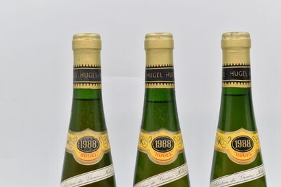 null 4 half-bottles 37,5 cl Alsace Gewurztraminer "Hugel" Selection de Grains Nobles...