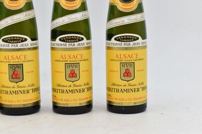 null 4 half-bottles 37,5 cl Alsace Gewurztraminer "Hugel" Selection de Grains Nobles...