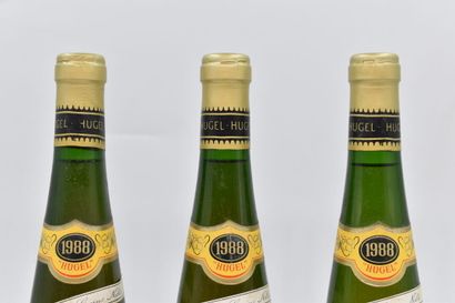 null 3 half-bottles 37,5 cl Alsace Gewurztraminer "Hugel" Selection de Grains Nobles...