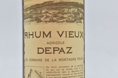 null 1 bouteille de vieux Rhum agricole Depaz domaine de la montagne Pelée. 
Niveau:...